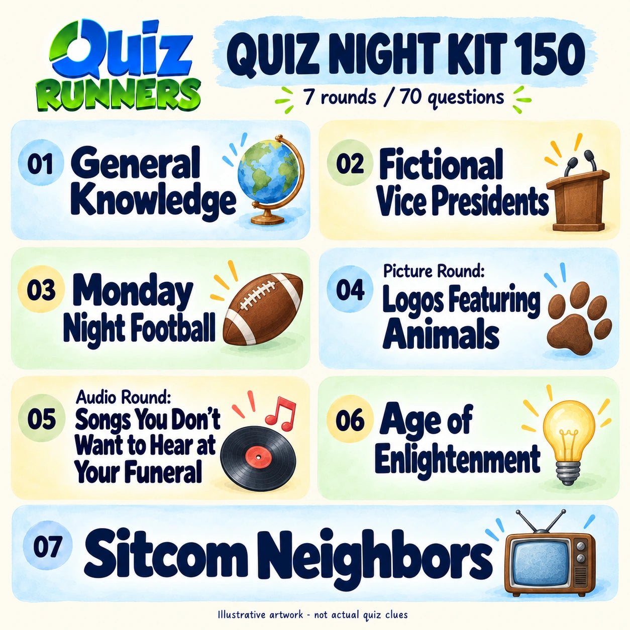 Quiz Night Kit 150