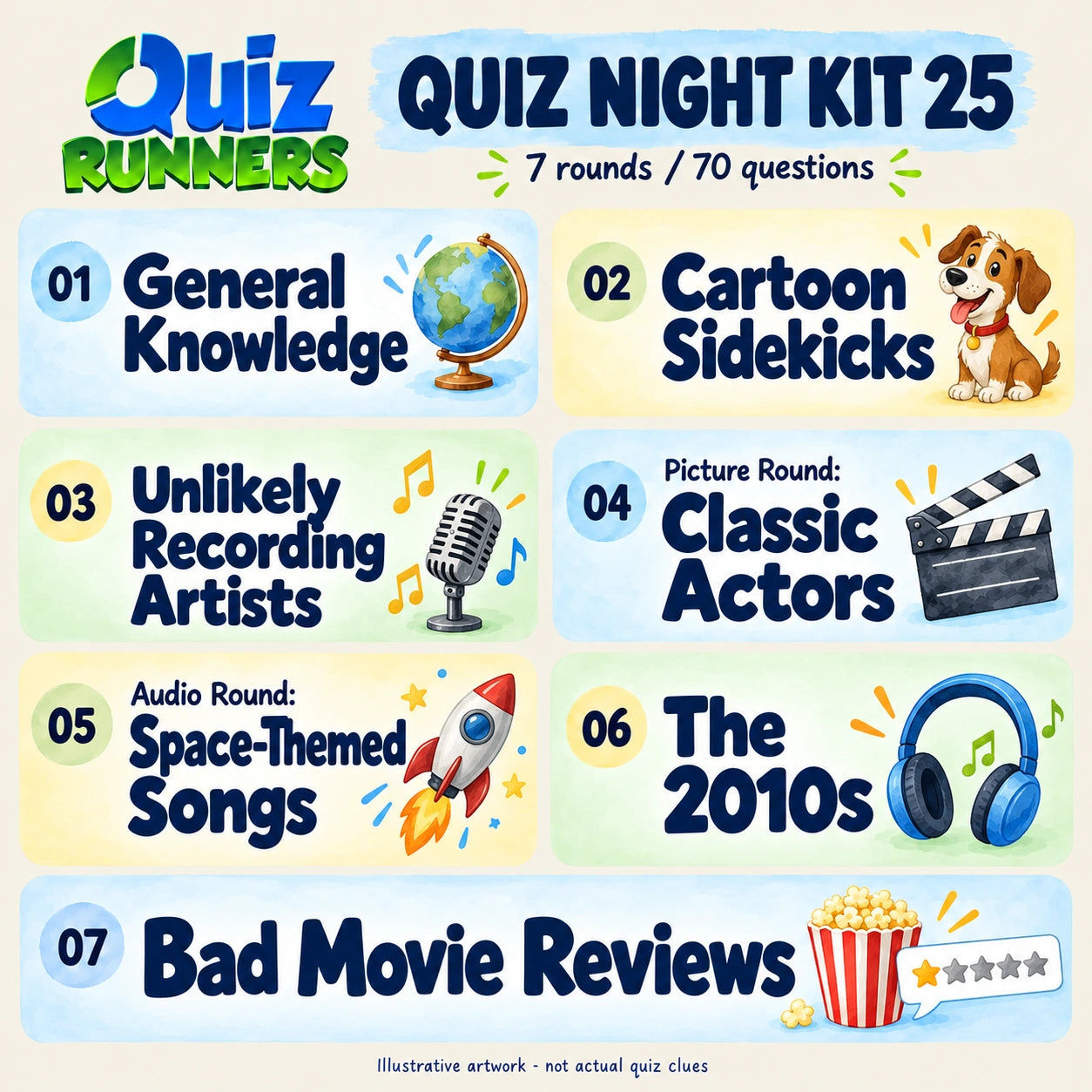 Quiz Night Kit 25