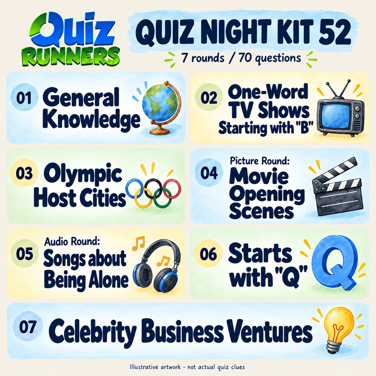 Quiz Night Kit 52