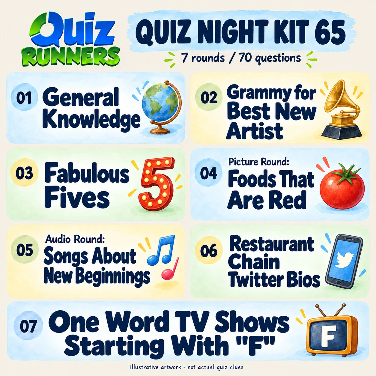 Quiz Night Kit 65