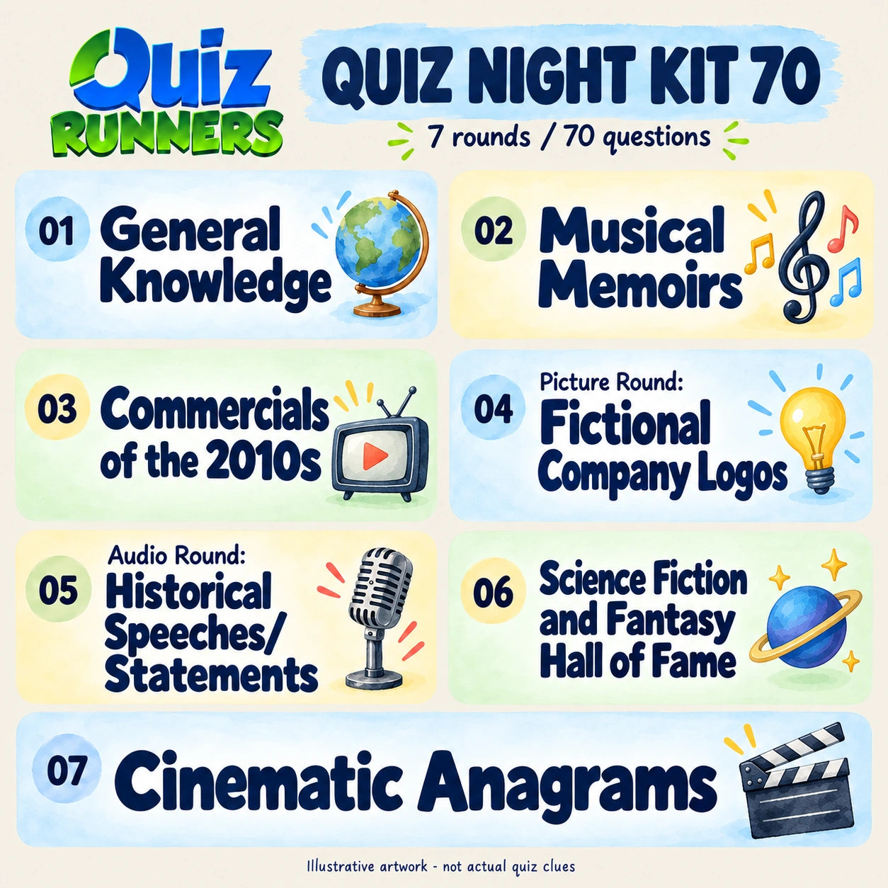 Quiz Night Kit 70