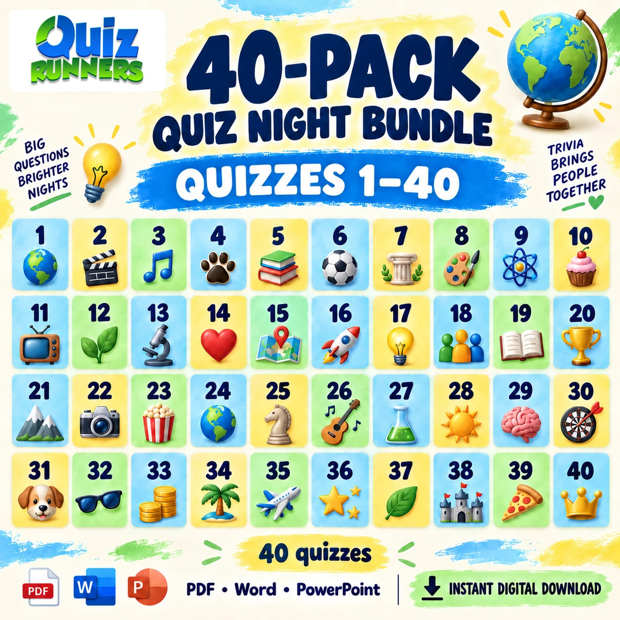 40-Pack Trivia Night Bundle