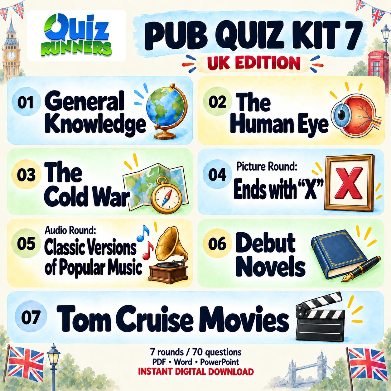 Pub Quiz Kit 7 UK Edition